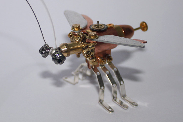 Arthrobots, os Insetos Steampunk de Tom Hardwidge 07