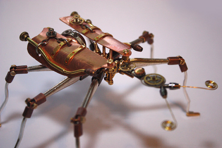 Arthrobots, os Insetos Steampunk de Tom Hardwidge 12