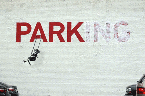 Arte urbana de Banksy cobra a vida em GIFs animados inteligentes 02