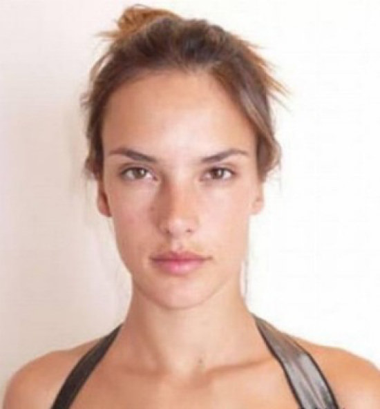 Supermodelos ao natural
