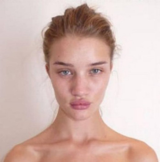 Supermodelos ao natural