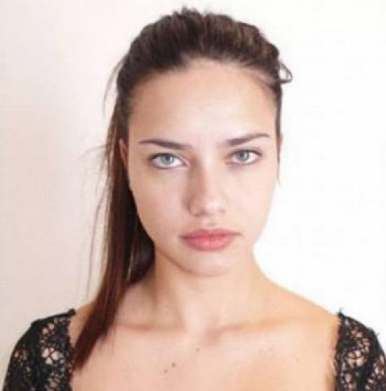 Supermodelos ao natural