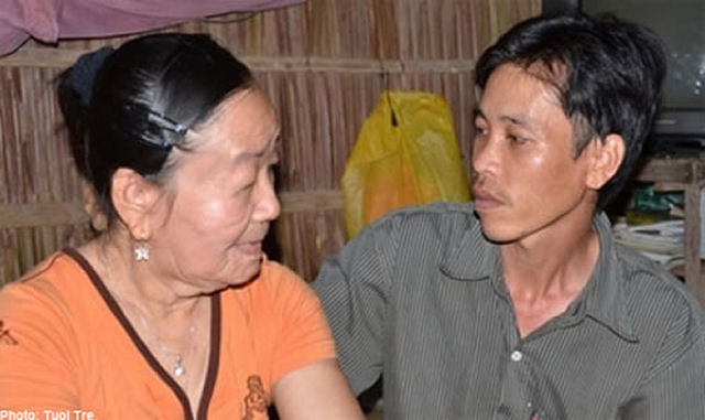 Jovem vietnamita envelhece da noite para o dia