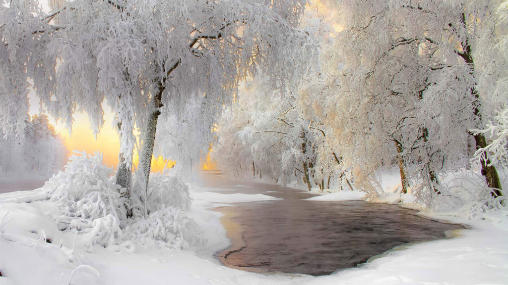 Inverno na Finlândia.