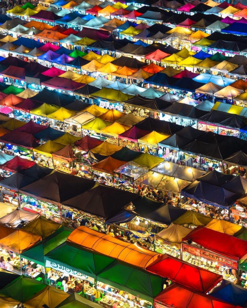 Mercado na Tailândia.