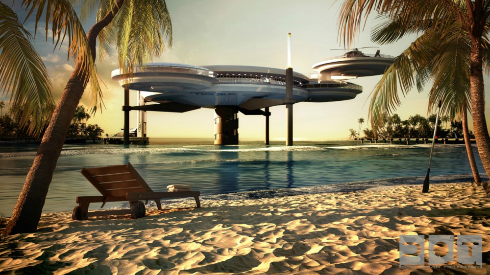 Hotel futurista submarino de Dubai 01