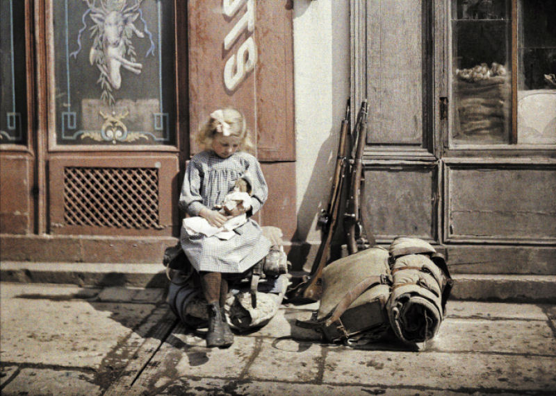 32 raras fotografias em cores da Primeira Guerra Mundial 13