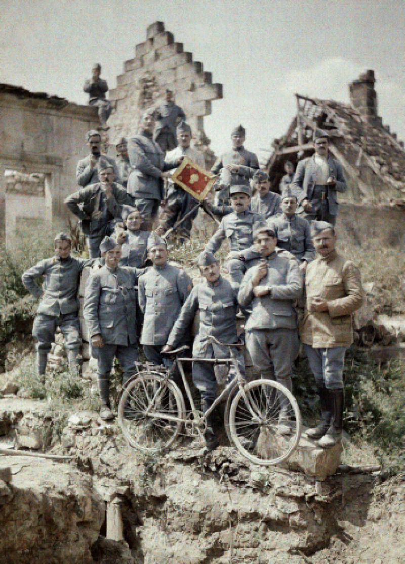 32 raras fotografias em cores da Primeira Guerra Mundial 14
