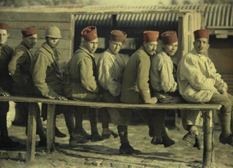 32 raras fotografias em cores da Primeira Guerra Mundial 24