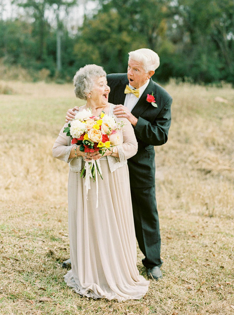 Casal de idosos faz uma adorvel sesso de fotos para celebrar 63 anos de muito amor 04