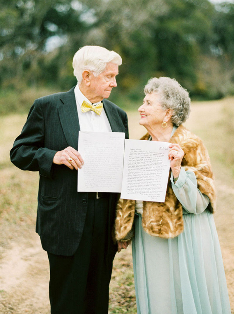 Casal de idosos faz uma adorvel sesso de fotos para celebrar 63 anos de muito amor 07