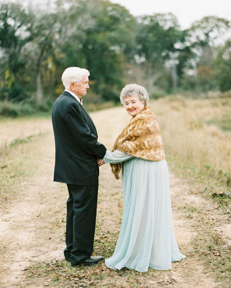 Casal de idosos faz uma adorvel sesso de fotos para celebrar 63 anos de muito amor 08