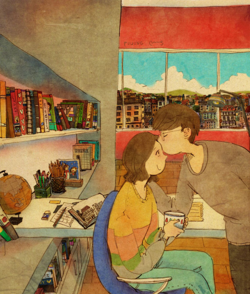 Estas 23 ilustrações mostram que o amor está nas pequenas coisas 08