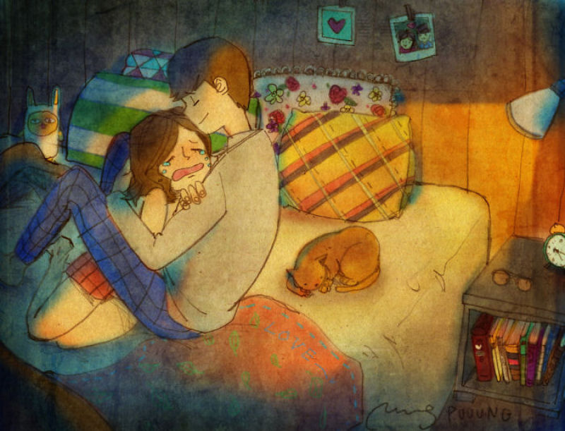 Estas 23 ilustrações mostram que o amor está nas pequenas coisas 16