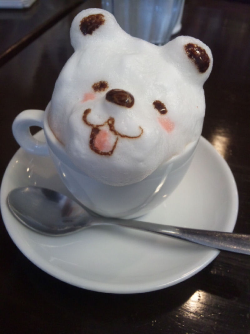 A arte com café 3D de Kohei Matsuno 02