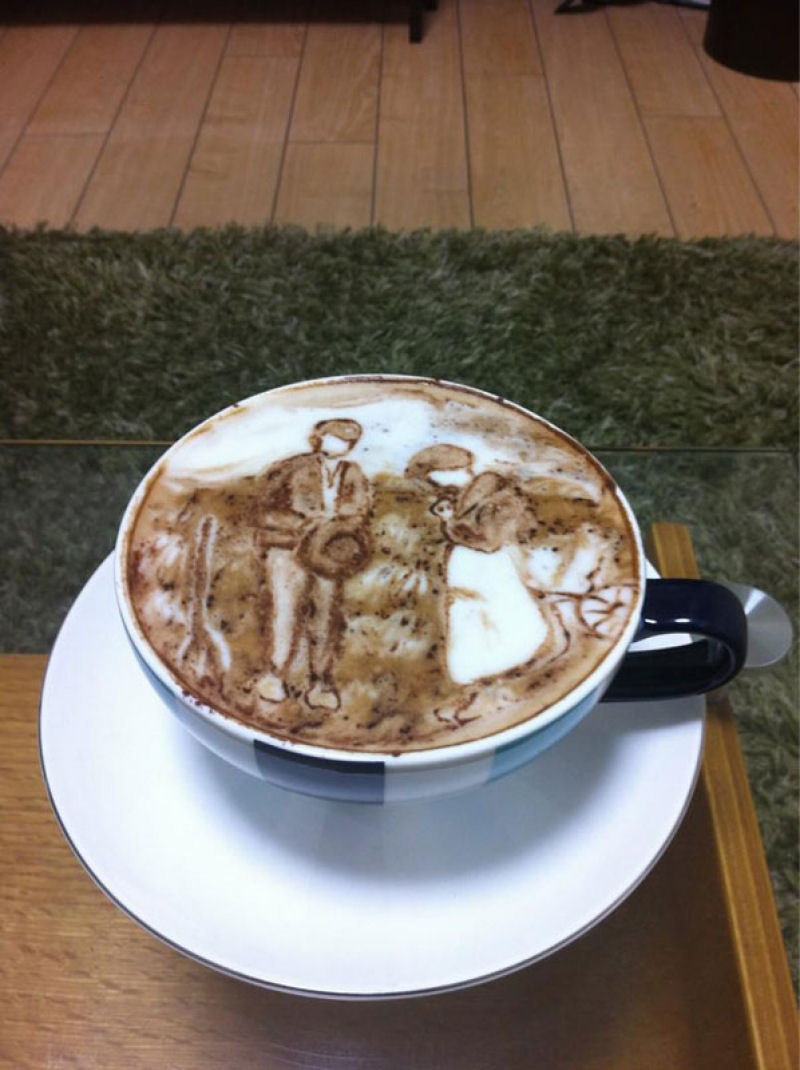 A arte com café 3D de Kohei Matsuno 10