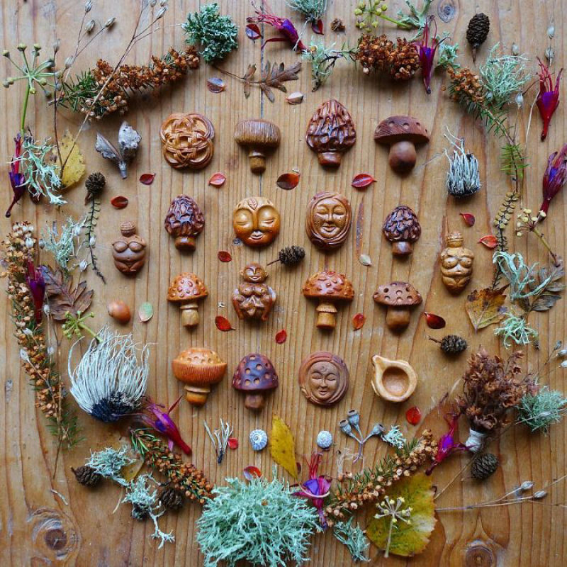Esta mulher faz incríveis esculturas com as sementes do abacate 22