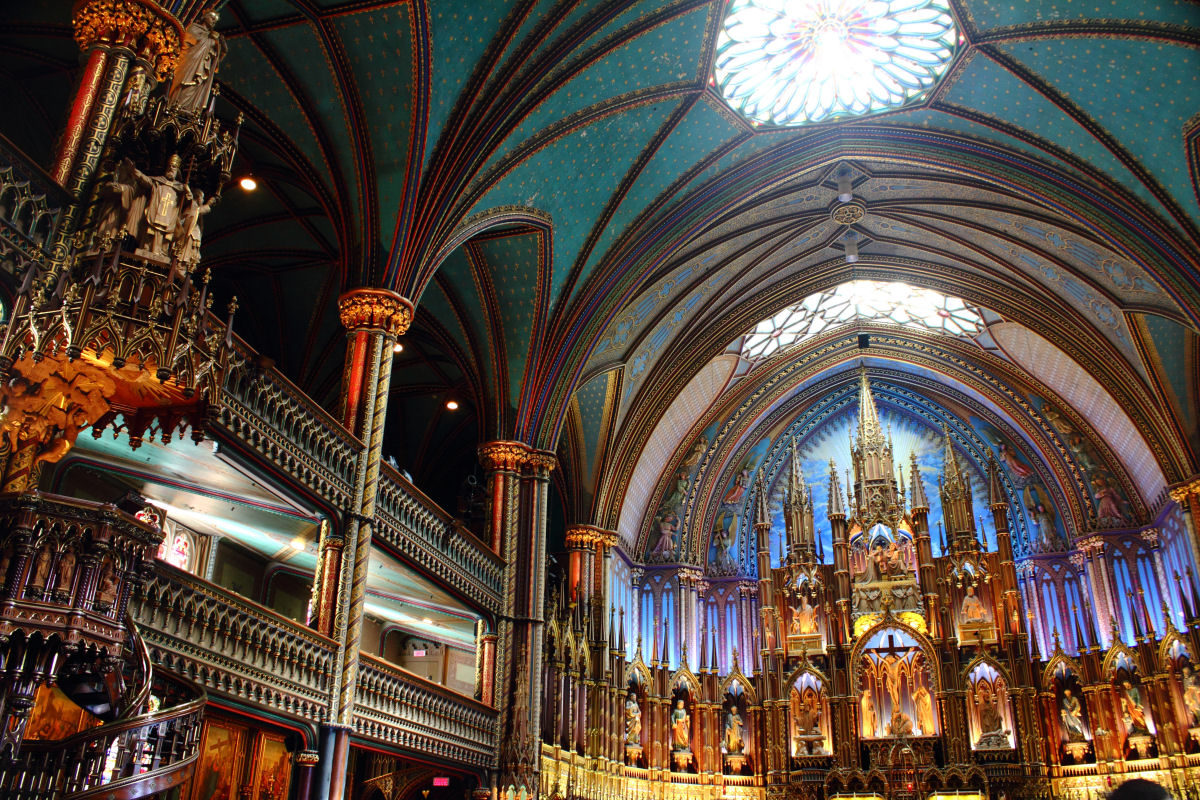 A estonteante Baslica de Notre-Dame de Montreal 14