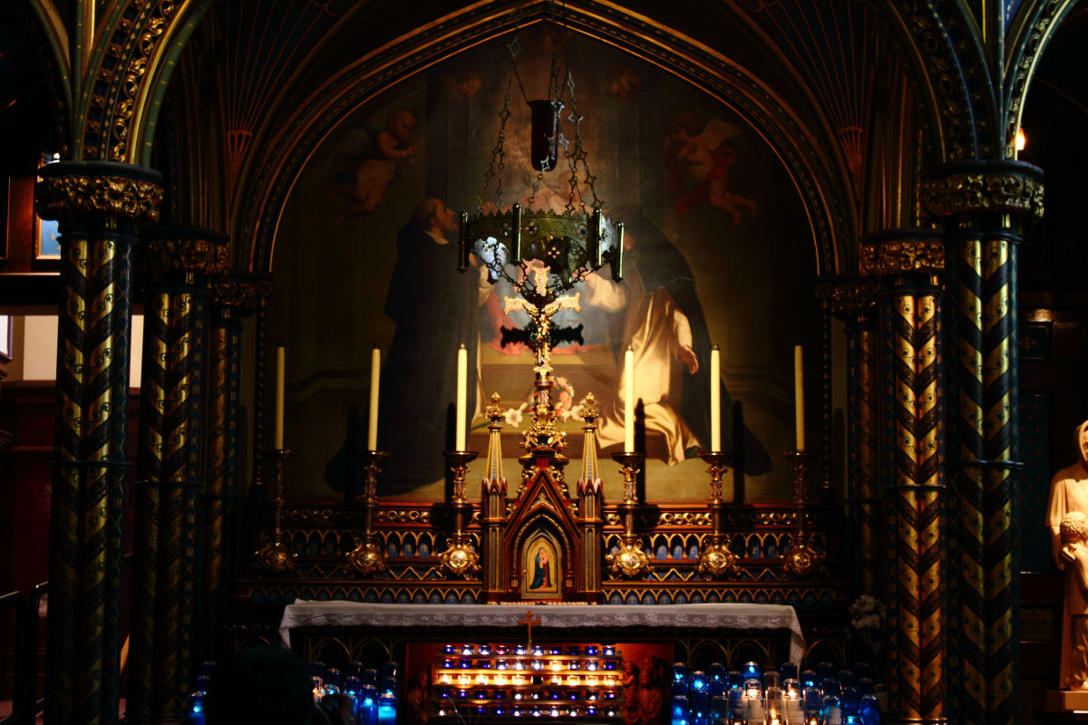 A estonteante Baslica de Notre-Dame de Montreal 15
