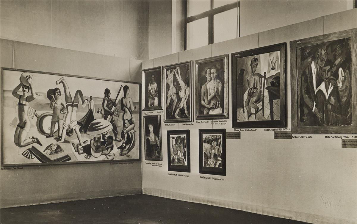 Qual era o propósito da Exposição de Arte Degenerada nazista?