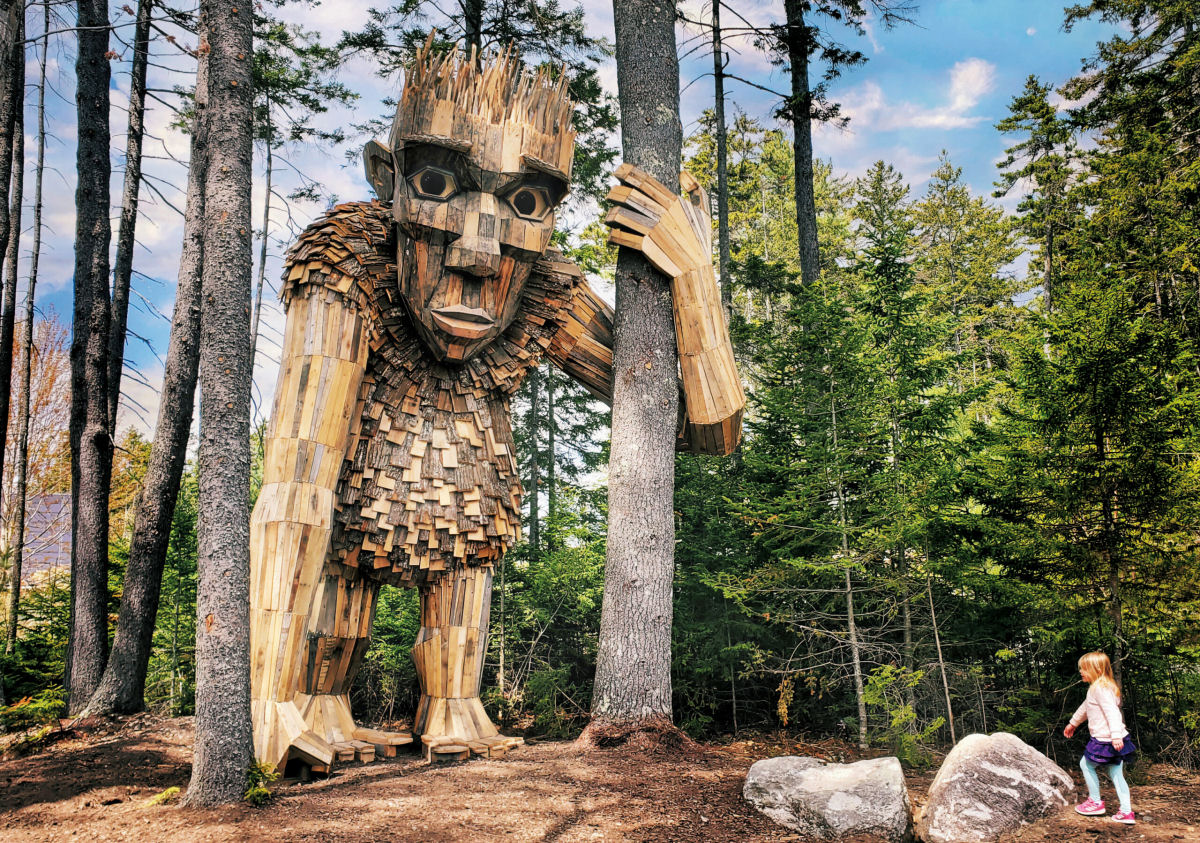 Artista esconde grandes esculturas de trolls de madeira na Austrlia para que todos possam encontrar 12