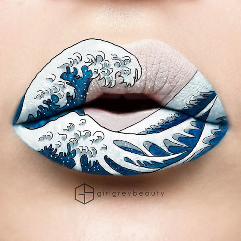Esta maquiadora transforma seus lábios em fantásticas obras de arte 02