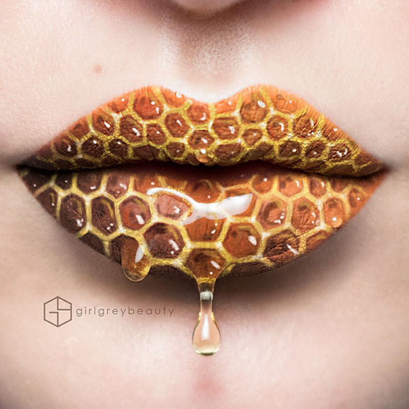 Esta maquiadora transforma seus lábios em fantásticas obras de arte 03