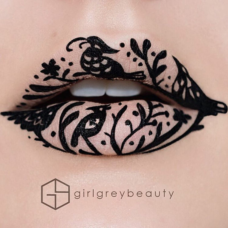 Esta maquiadora transforma seus lábios em fantásticas obras de arte 04