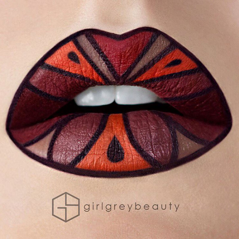 Esta maquiadora transforma seus lábios em fantásticas obras de arte 11