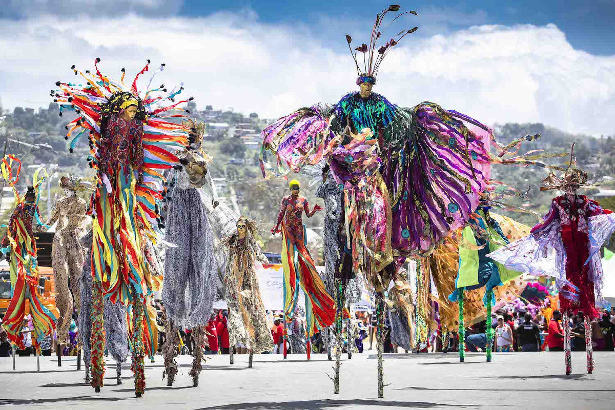 Os curiosos dançarinos pernaltas de Trindade e Tobago