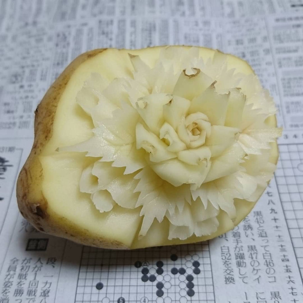 A delicada arte com frutas de um escultor japons 09