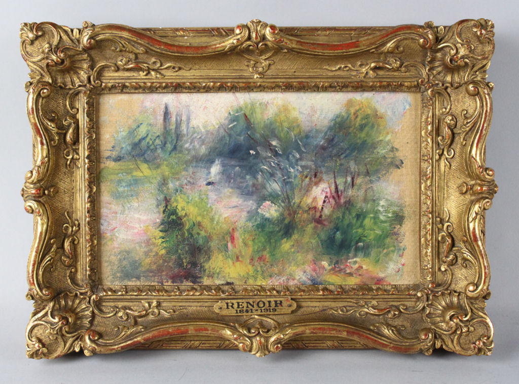 Mulher compra por 7 dlares uma obra que pode ser um Renoir avaliado em cem mil