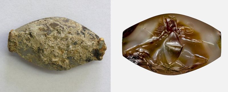 Encontram uma pedra talhada com um nível de detalhes que poderia reescrever a história da arte
