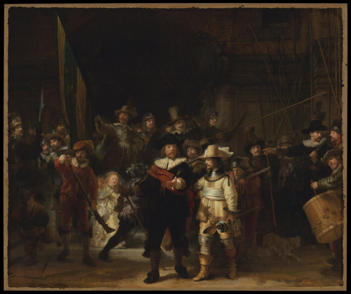 Explore 'A Ronda Noturna' de Rembrandt com absurdos 717 gigapixels