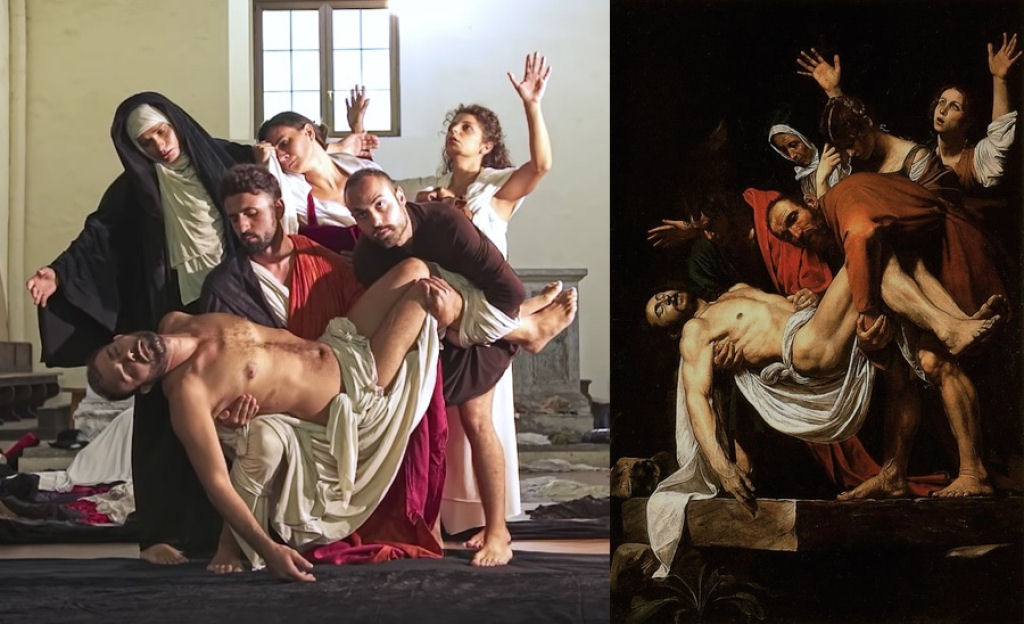 Pinturas Vivas: os quadros de Caravaggio ao vivo