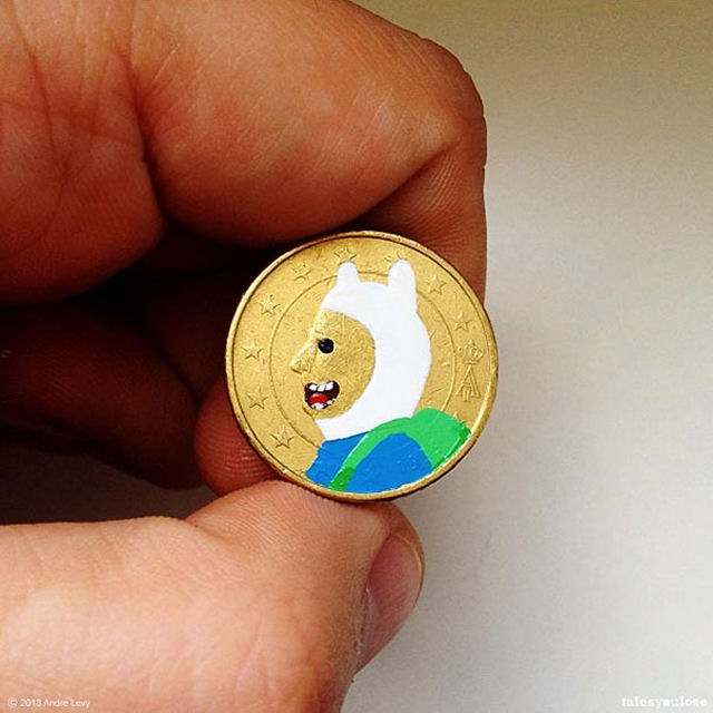 Artista brasileiro transforma moedas em pequenos Retratos da cultura pop 20