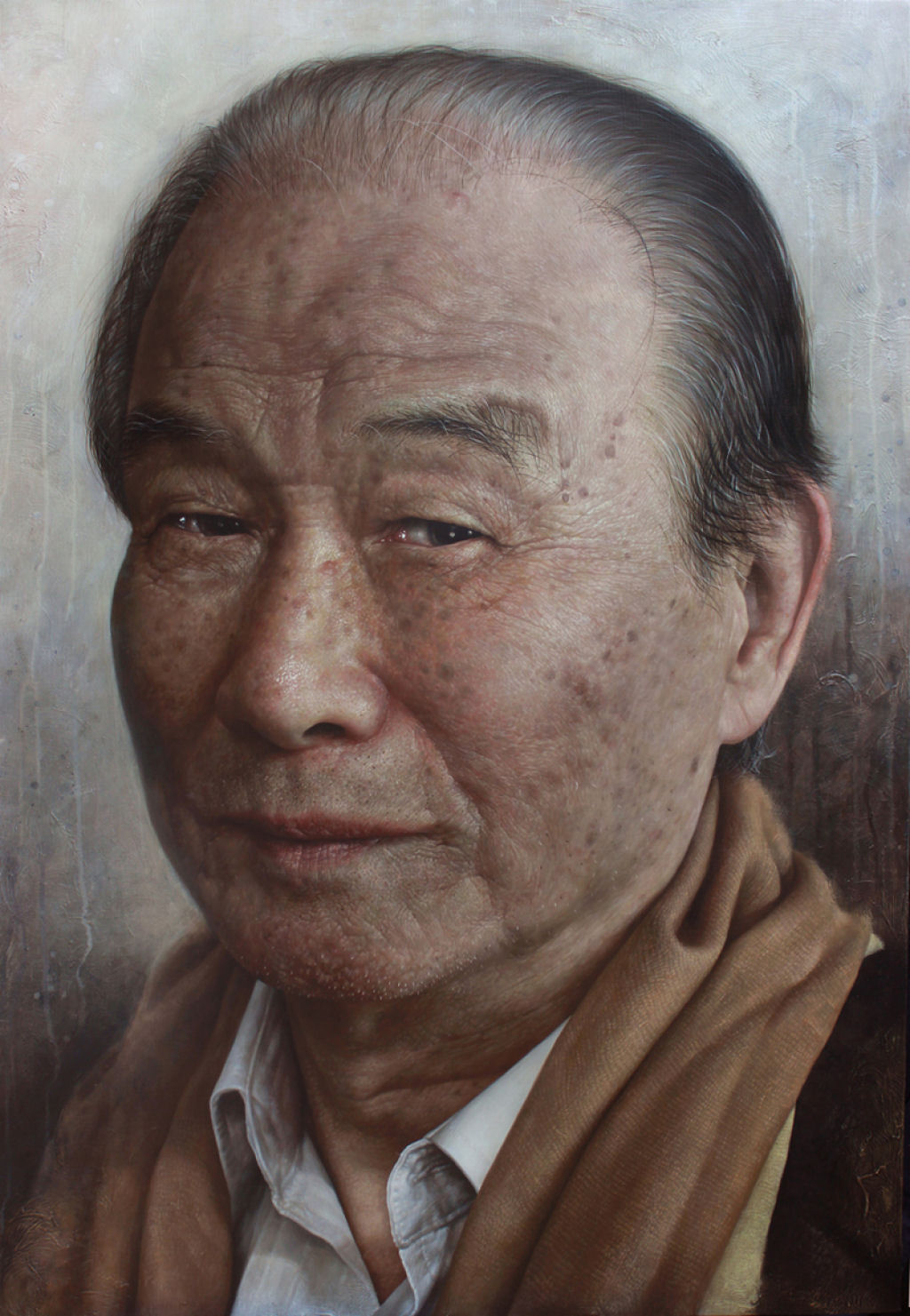 Os retratos hiperrealistas com pintura acrílica de Joongwon Jeong 04