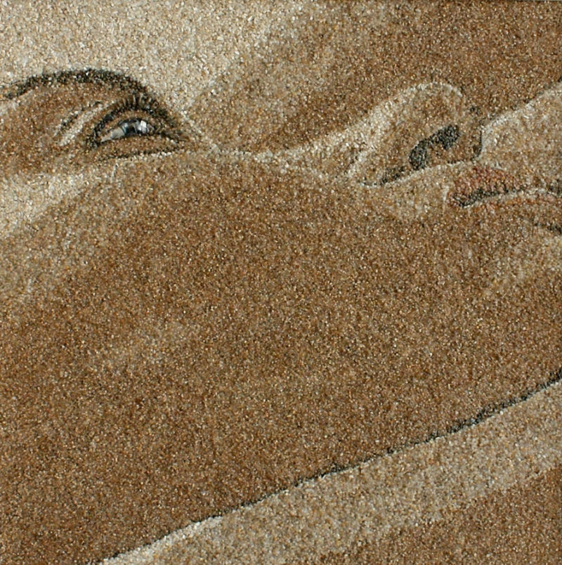 Artista ucraniana cria obras incrivelmente detalhadas com areia, seixo e conchas 04