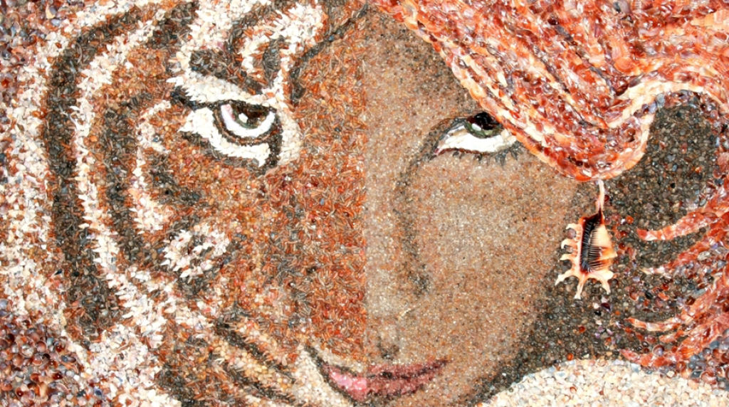 Artista ucraniana cria obras incrivelmente detalhadas com areia, seixo e conchas 21