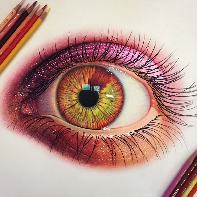 Esta artista cria desenhos com lpis de cor incrivelmente vibrantes 06