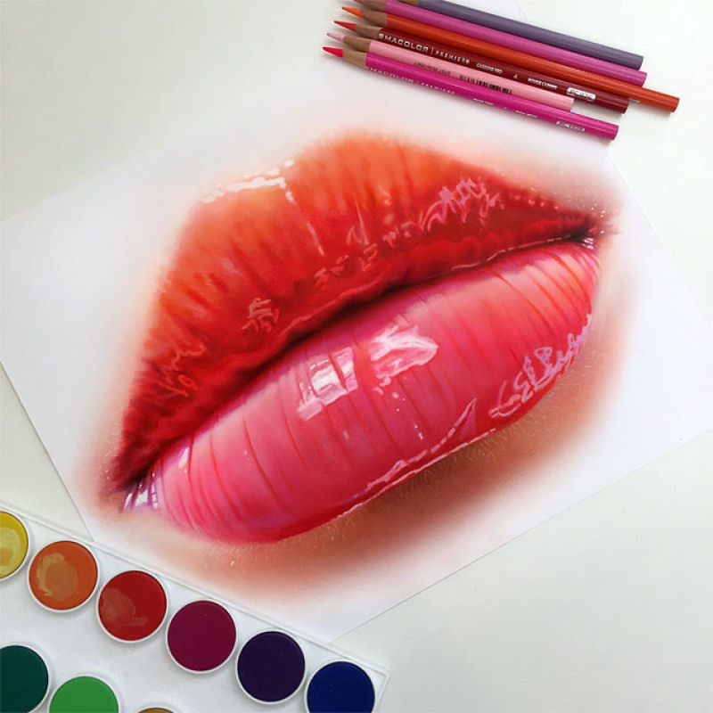 Esta artista cria desenhos com lpis de cor incrivelmente vibrantes 09