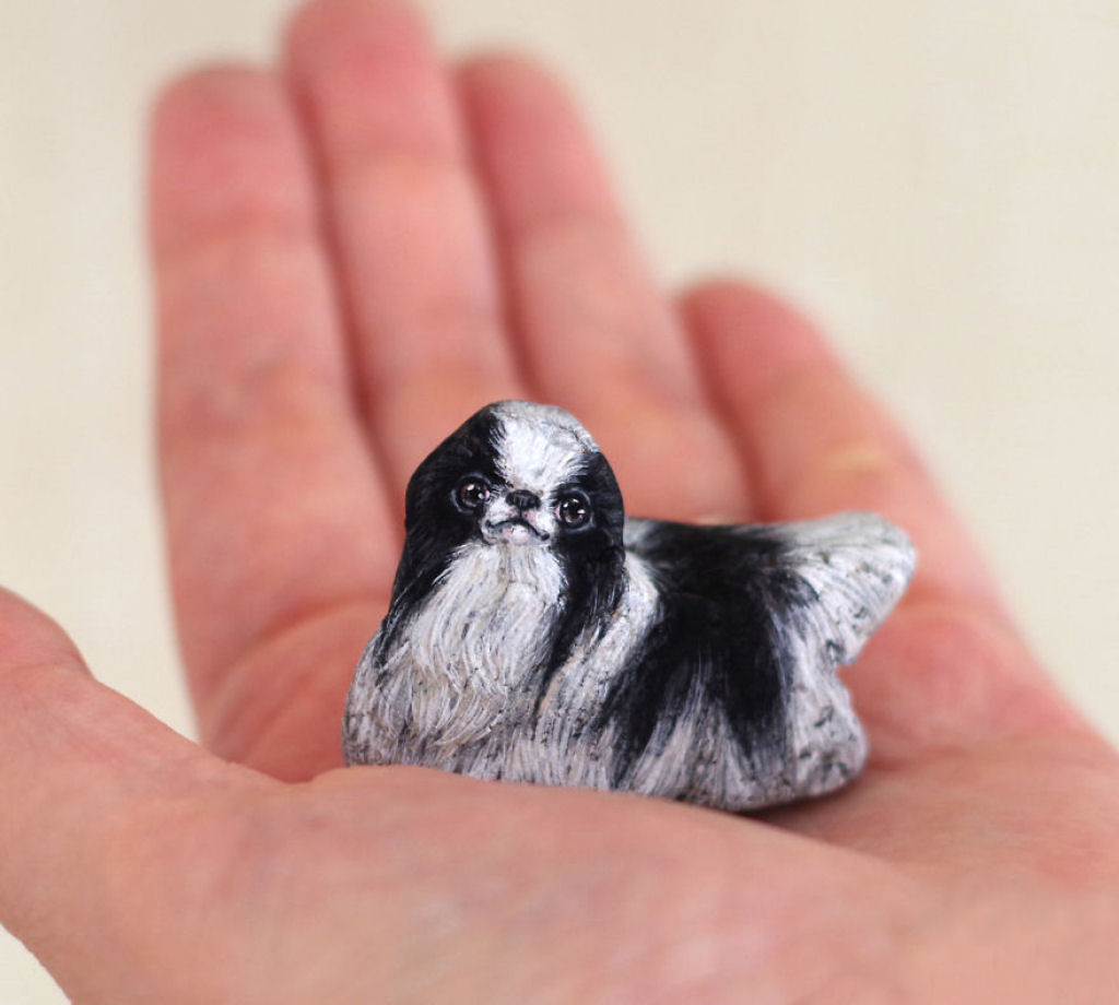 Esta artista japonesa consegue transformar simples rochas em arte animal realista 24