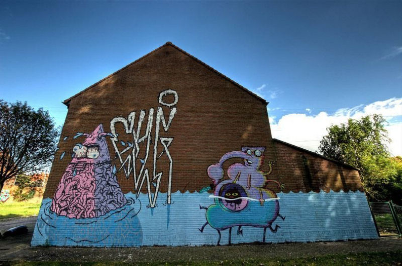 A vila condenada de Doel e sua arte de rua surpreendente 03