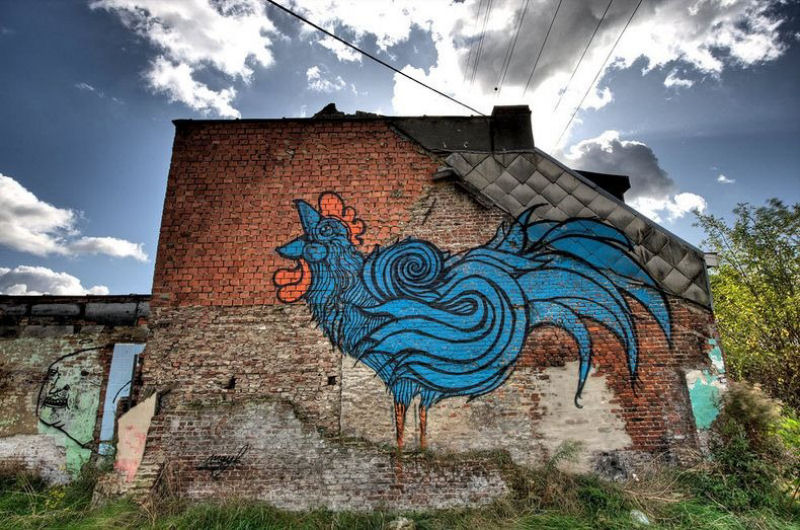 A vila condenada de Doel e sua arte de rua surpreendente 07