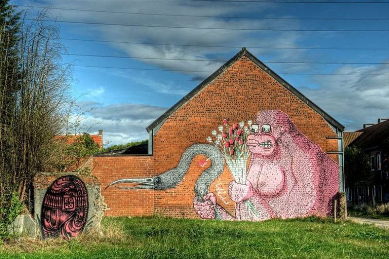 A vila condenada de Doel e sua arte de rua surpreendente 09