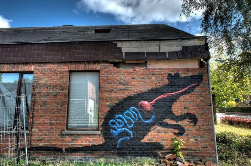 A vila condenada de Doel e sua arte de rua surpreendente 17