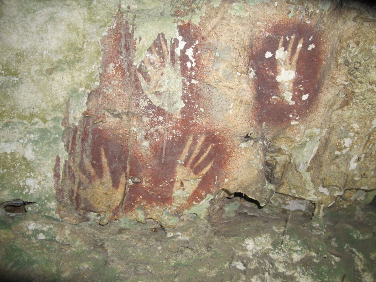 A arte rupestre mais antiga do mundo, descoberta na Indon�sia, tem pelo menos 67.800 anos