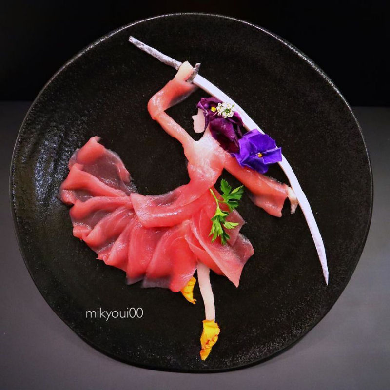 Artista amador da culinria cria os mais surpreendentes pratos de sashimi 16