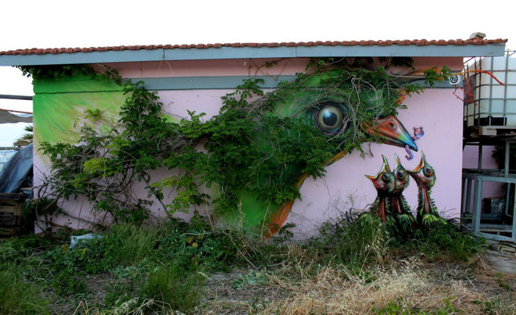 36 peças de arte urbana que habilmente interagem com seu entorno 14