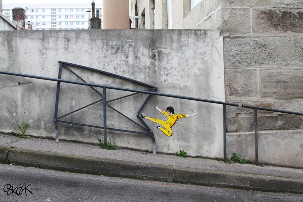As geniais e ldicas intervenes na arte urbana de um artista francs 18
